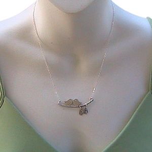 Sterling Silver Love Bird Necklace